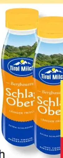 MPreis Tirol Milch Bergbauern Schlagobers Angebot