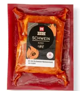 MPreis M-BBQ Schweine Rückensteak Angebot