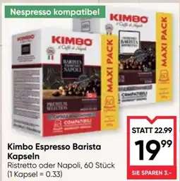 Maximarkt Kimbo Espresso Barista Kapseln Angebot