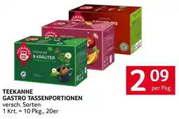 Transgourmet Teekanne gastro tassenportionen Angebot