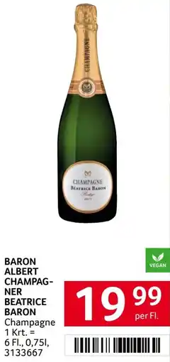 Transgourmet Baron Albert Champagner Beatrice Baron Angebot