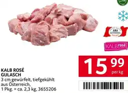 Transgourmet Kalb rosé gulasch Angebot