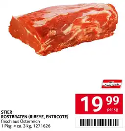 Transgourmet Stier rostbraten (ribeye, entrcote) Angebot