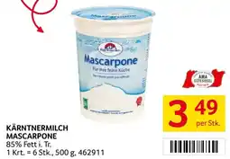 Transgourmet Kärntnermilch mascarpone Angebot