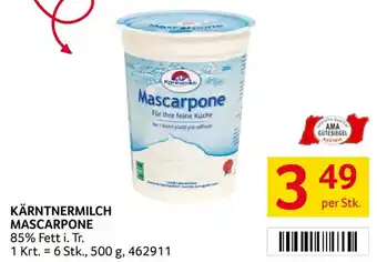 Transgourmet Kärntnermilch mascarpone Angebot