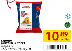Transgourmet Salomon mozzarella sticks Angebot