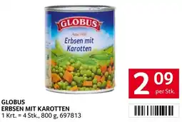 Transgourmet Globus erbsen mit karotten Angebot