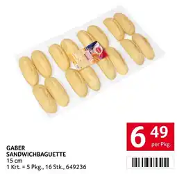 Transgourmet Gaber sandwichbaguette Angebot