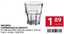 Transgourmet Arcoroc caipirinhaglas granity Angebot