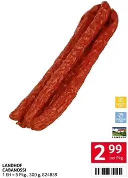 Transgourmet Landhof cabanossi Angebot
