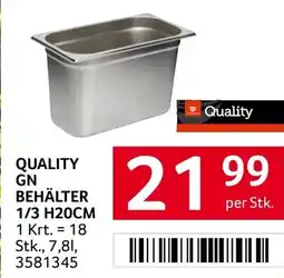Transgourmet Quality gn behälter Angebot