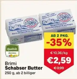 MPreis Brimi Schabser Butter Angebot