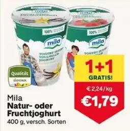MPreis Mila Natur- oder Fruchtjoghurt Angebot