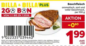 Billa Bauchfleisch Angebot