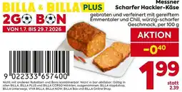 Billa Messner Scharfer Hackler-Käse Angebot
