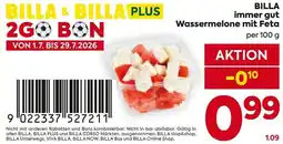 Billa Billa immer gut Wassermelone mit Feta Angebot