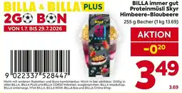 Billa Billa immer gut proteinmüsli skyr himbeere-blaubeere Angebot