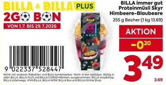 Billa immer gut proteinmüsli skyr himbeere-blaubeere