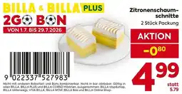 Billa Zitronenschaum- schnitte Angebot