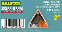 Billa Mowi onigiri Angebot