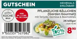 Billa Pflanzliche bällchen (garden gourmet) Angebot