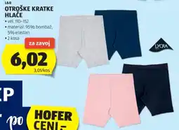 Hofer Otroške kratke hlače Angebot