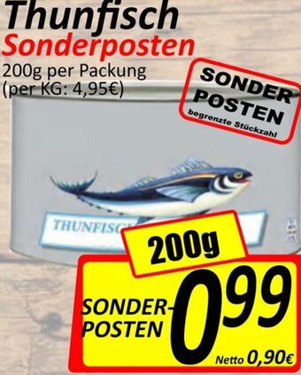 Wurstico Thunfisch 200g Angebot