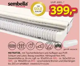 Möbelix Sembella Matratze Angebot