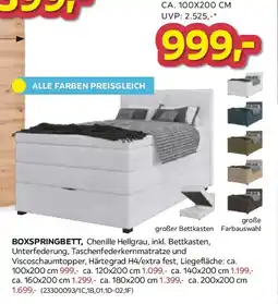 Möbelix Luca Bessoni Boxspringbett Angebot