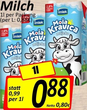 Wurstico Milch 1L Angebot