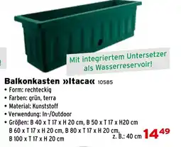 Salzburger Lagerhaus Balkonkasten Itaca Angebot