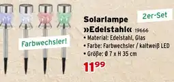 Salzburger Lagerhaus Solarlampe Edelstahl Angebot