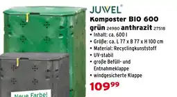 Salzburger Lagerhaus JUWEL Komposter BIO 600 grün 24980 anthrazit 27518 Angebot