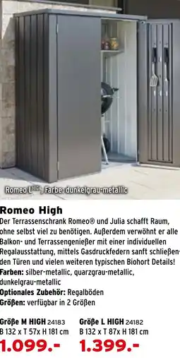 Salzburger Lagerhaus Romeo High Angebot