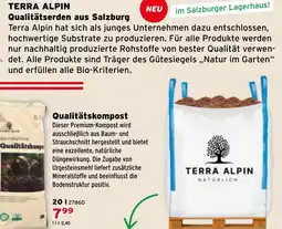 Salzburger Lagerhaus TERRA ALPIN Qualitätserden aus Salzburg Angebot