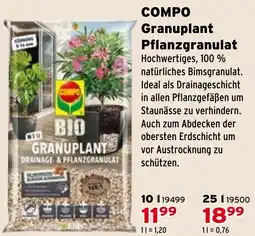 Salzburger Lagerhaus COMPO Granuplant Pflanzgranulat Angebot