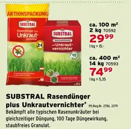 Salzburger Lagerhaus SUBSTRAL Rasendinger plus Unkrautvernichter Angebot