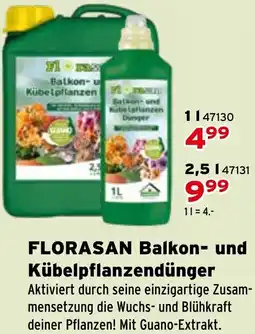 Salzburger Lagerhaus FLORASAN Balkon- und Kübelpflanzendünger Angebot