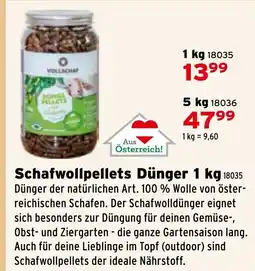 Salzburger Lagerhaus Schafwollpellets Dünger Angebot