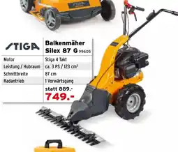 Salzburger Lagerhaus STIGA Balkenmäher Silex 87 G Angebot