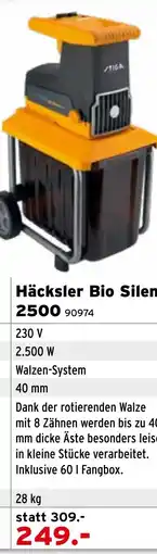 Salzburger Lagerhaus Häcksler Bio Silent 2500 90974 Angebot