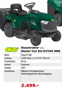 Salzburger Lagerhaus Rasentraktor Master-Cut 84-21/140 HMK Angebot