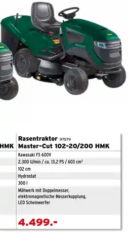Salzburger Lagerhaus Rasentraktor HMK Master-Cut 102-20/200 HMK Angebot