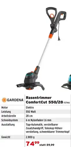 Salzburger Lagerhaus GARDENA Rasentrimmer ComfortCut 550/28 Angebot