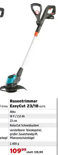 Salzburger Lagerhaus Rasentrimmer Easycut 23/18 Angebot
