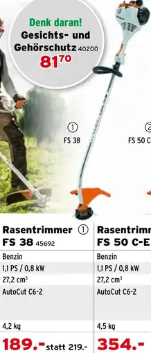 Salzburger Lagerhaus Rasentrimmer FS 38 Angebot