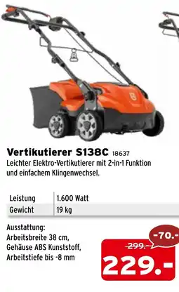Salzburger Lagerhaus Vertikutierer S138C Angebot