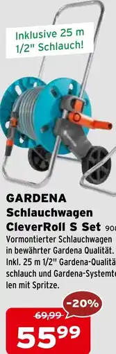 Salzburger Lagerhaus GARDENA Schlauchwagen Clever Roll S Set Angebot
