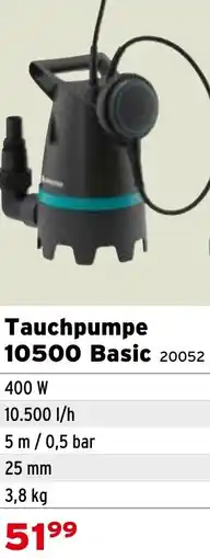 Salzburger Lagerhaus Tauchpumpe 10500 /basic Angebot
