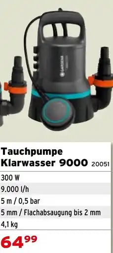 Salzburger Lagerhaus Tauchpumpe Klarwasser 9000 Angebot
